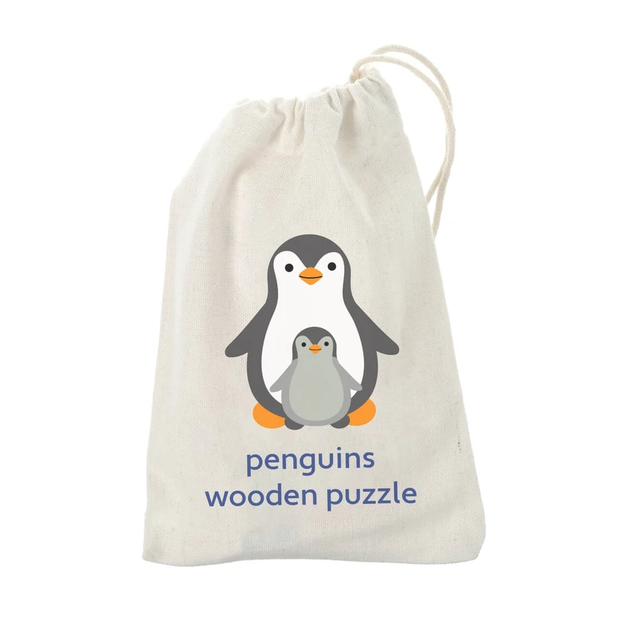 Pinguin-Puzzle aus Holz, Orange Tree Toys