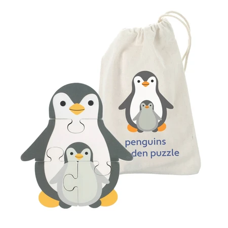 Pinguin-Puzzle aus Holz, Orange Tree Toys