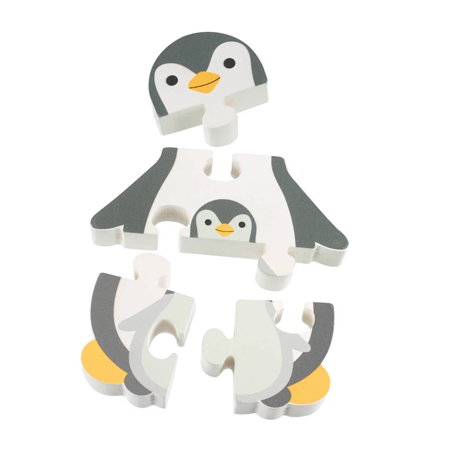 Pinguin-Puzzle aus Holz, Orange Tree Toys