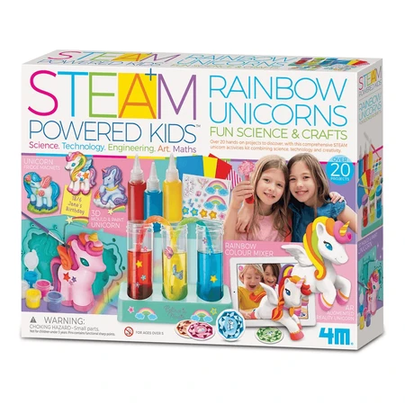 Kit scientifico - Arcobaleni e unicorni, STEAM Kids