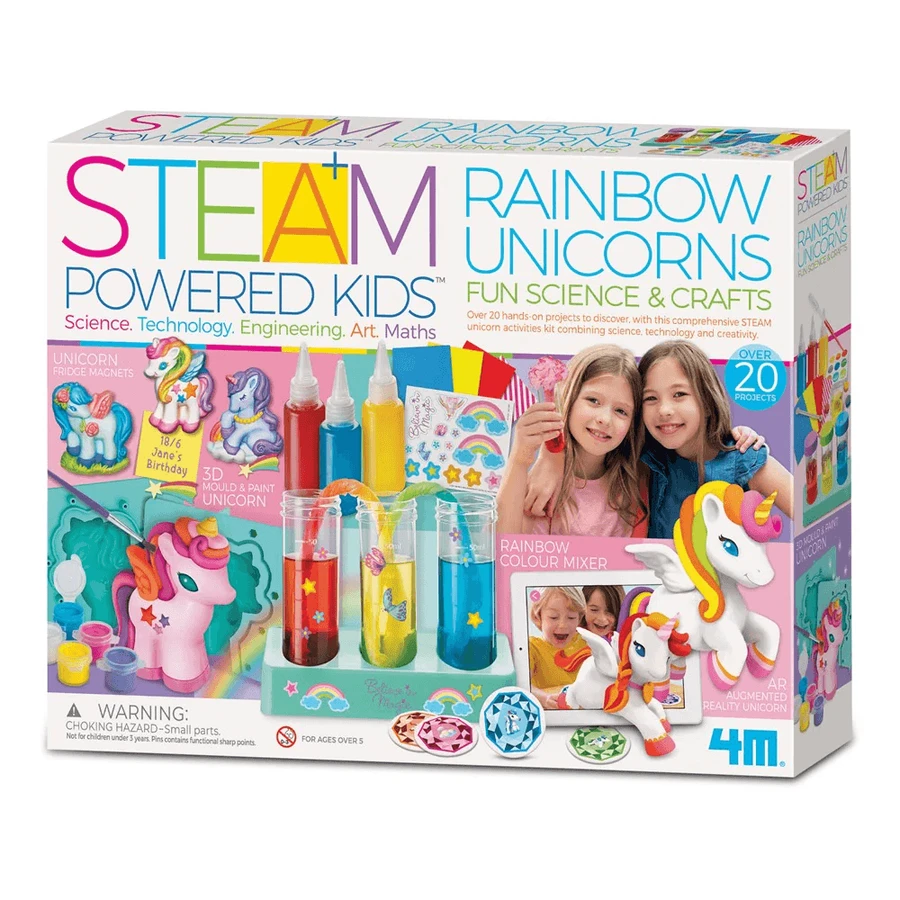 Kit scientifico - Arcobaleni e unicorni, STEAM Kids
