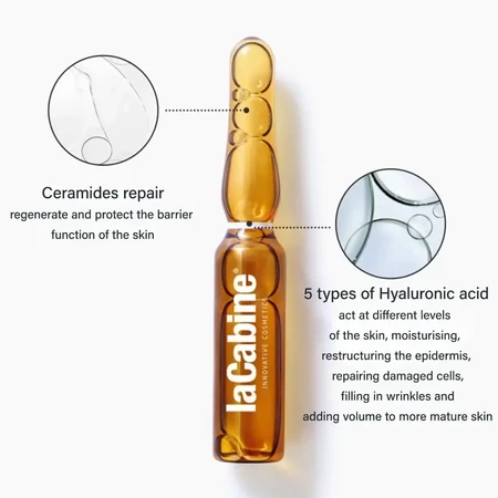 AT CABINET - 5 x PURE HYALURONIC ampoules for skin 10 x 2ml
