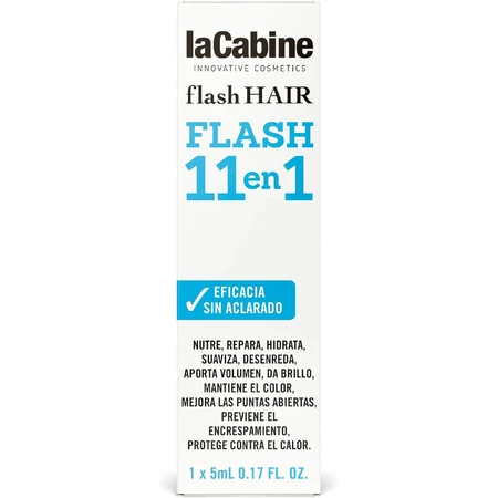 Fiolă pentru păr 11 în 1 Flash Hair, 1 fiolă x 5 ml, La Cabine