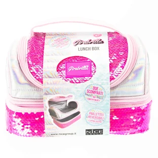Girabrilla lunchbox - gewatteerde thermobox met omkeerbare pailletten en waterdichte binnenkant