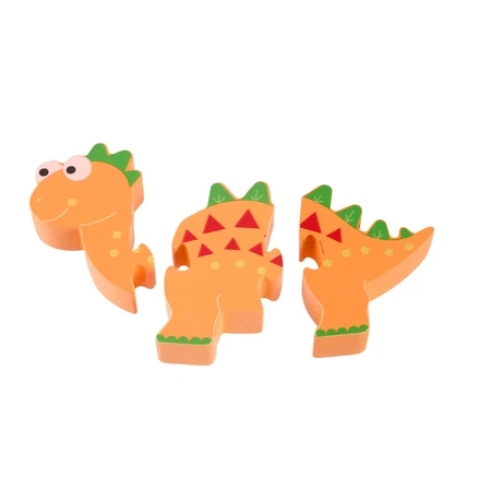 Dinosaurier-Puzzle aus Holz - Diplodocus, Orange Tree Toys