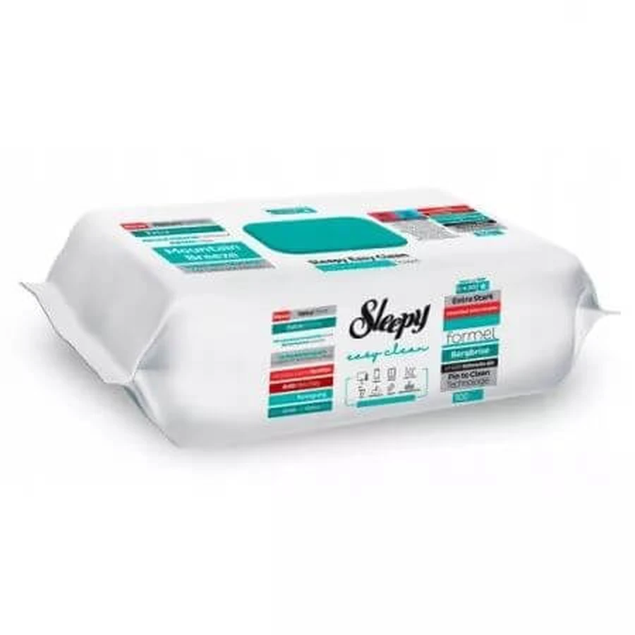 Mountain Breeze multifunctionele vochtige servetten, 100 stuks, Sleepy