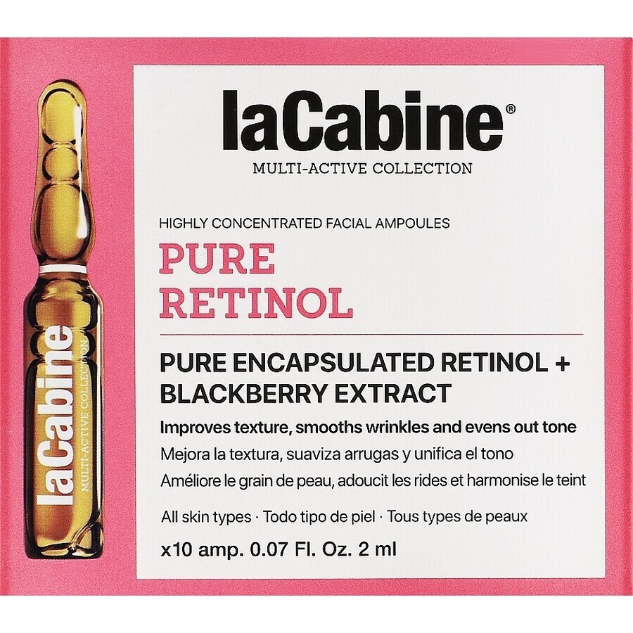 LA CABINE - PURE RETINOL skin ampoules 10 x 2 ml