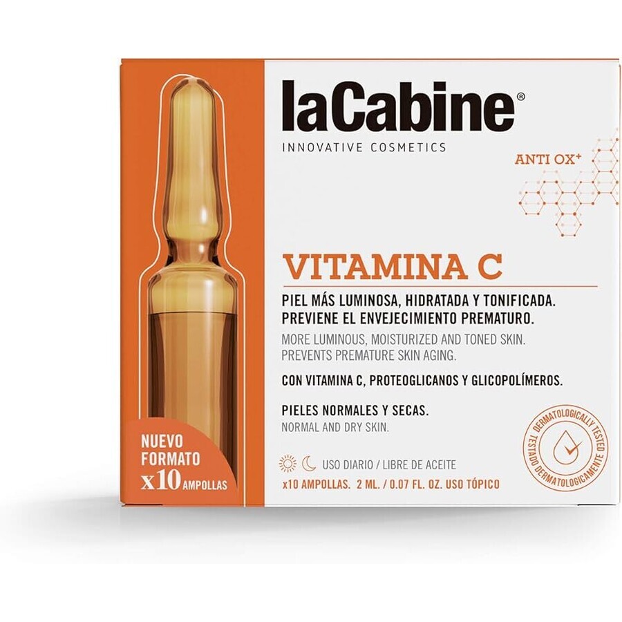 LA CABINE - VITAMINE C flesjes voor de teint10 x 2ml