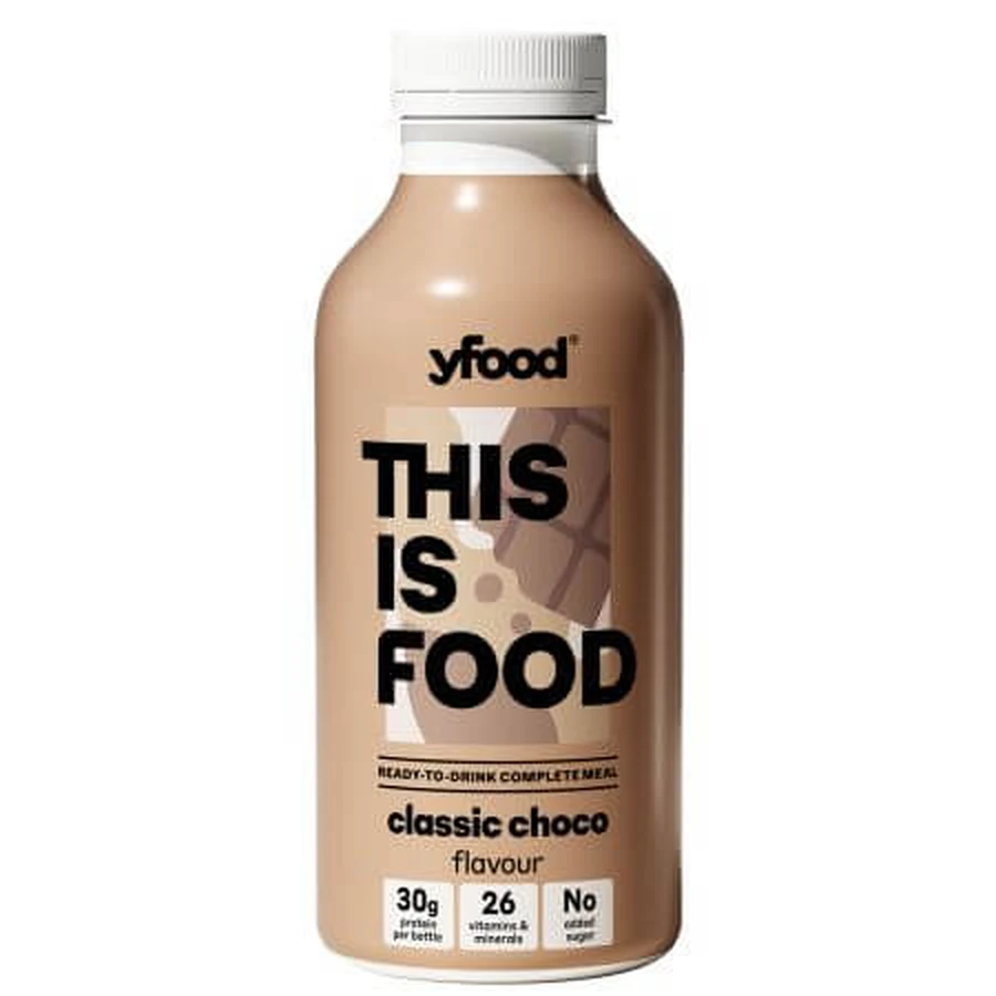 Bautura imbogatita cu vitamine si minerale, cu aroma de ciocolata This is Food, 500 ml, Yfood