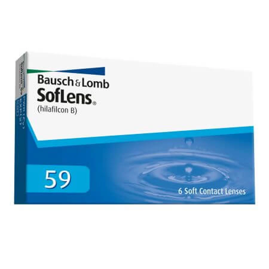 Lentille de contact -8.00 Soflens 59, 6 pièces, Bausch Lomb