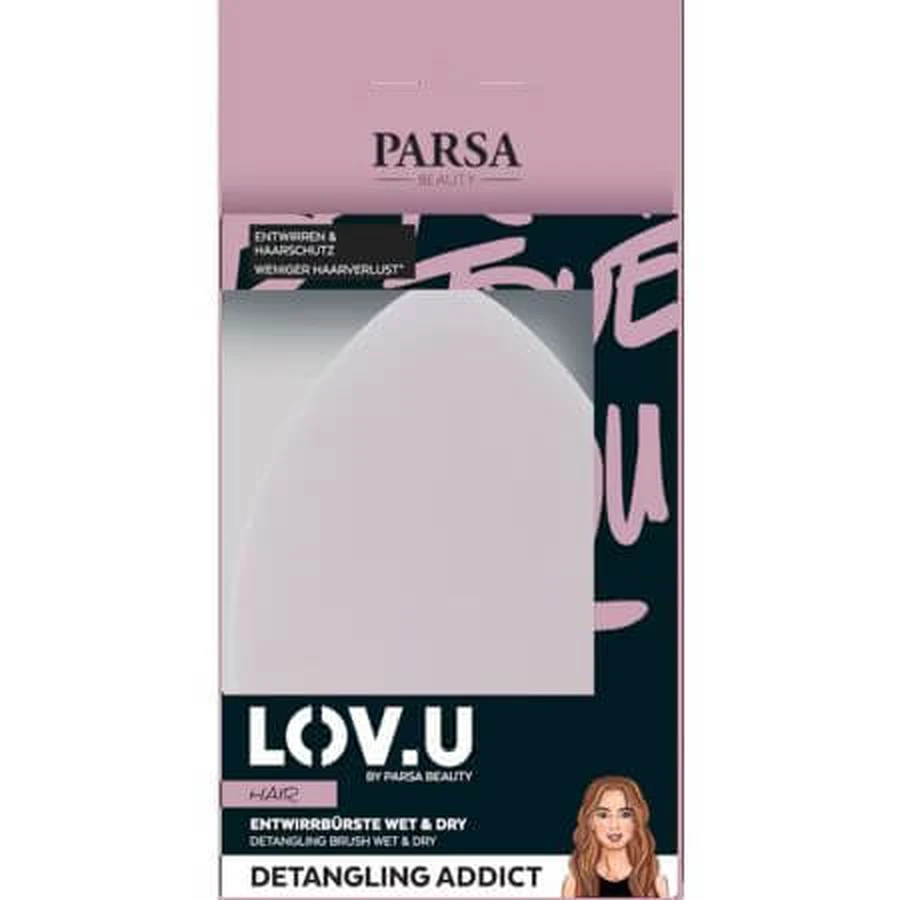 Różowa szczoteczka kieszonkowa Lov.U, 1 sztuka, Parsa: ceny i cechy