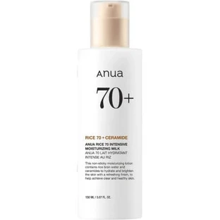 Emulsie hidratanta cu ceramide Rice 70+ Intensive Moisturizing Milk, 150 ml, Anua