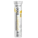 Vitamin C mit Zitronengeschmack, 1000 mg, 20 Brausetabletten, OstroVit
