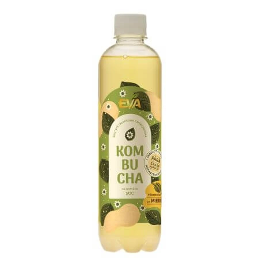 Kombucha vlierbessendrank, 500 ml, Eva