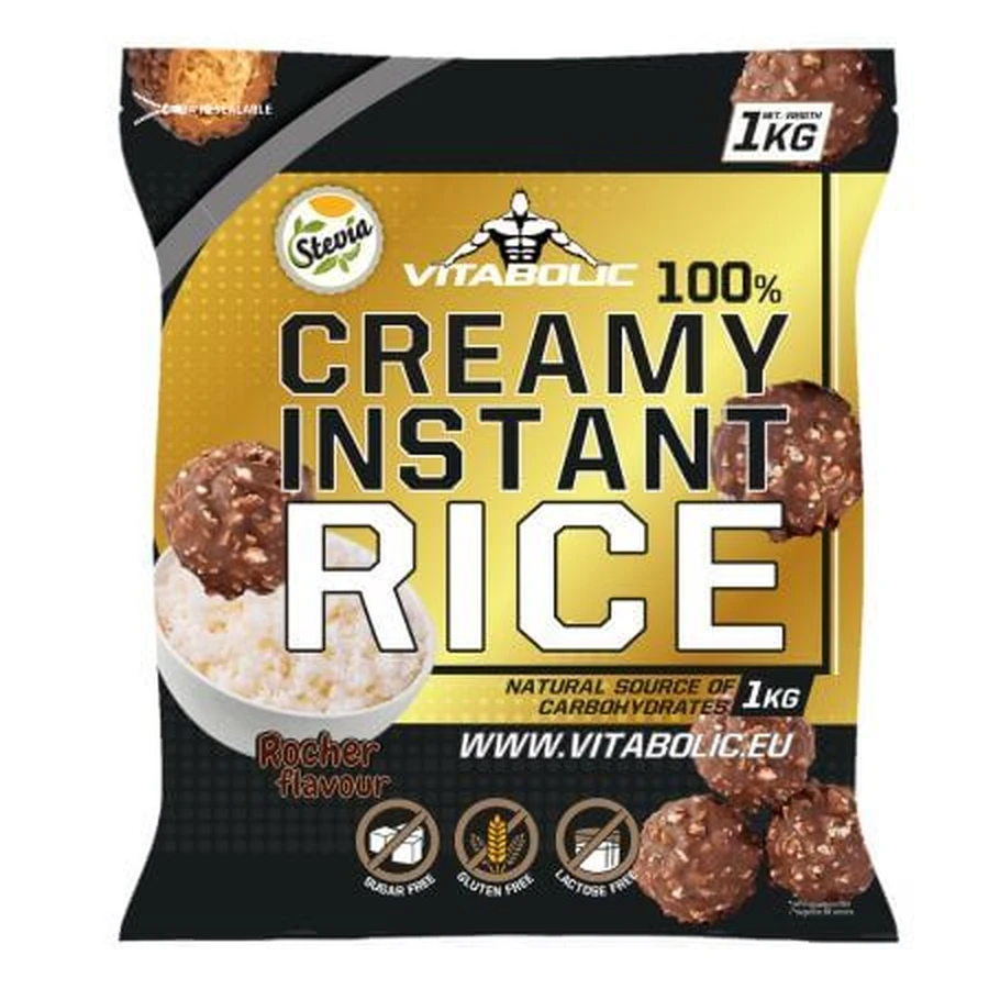 Crema di riso istantaneo Rocher al cioccolato, 1 Kg, Vitabolic