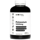 Kalium, 1000 mg, 240 plantaardige capsules, Hivital