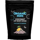 Body Scrub with pink salt, mango and coconut Coconut Dry Body Scrub, 150 g, Organic Mimi