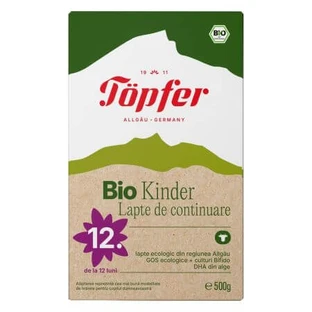 Milk powder + 12 months Bio Kinder, 500 g, Topfer