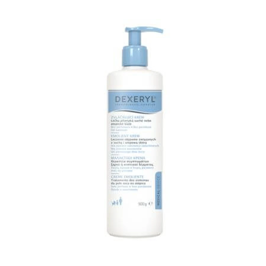 Emollient cream for dry and atopic skin, 500 g, Dexeryl
