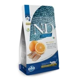 Dry food with herring and orange for sterilized adult cats Ocean N&D, 1.5 kg, Farmina