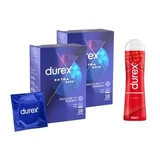 Pakket Prezervative Extra Safe 2x18 stuks + Aardbeien Glijmiddel, 50 ml, Durex