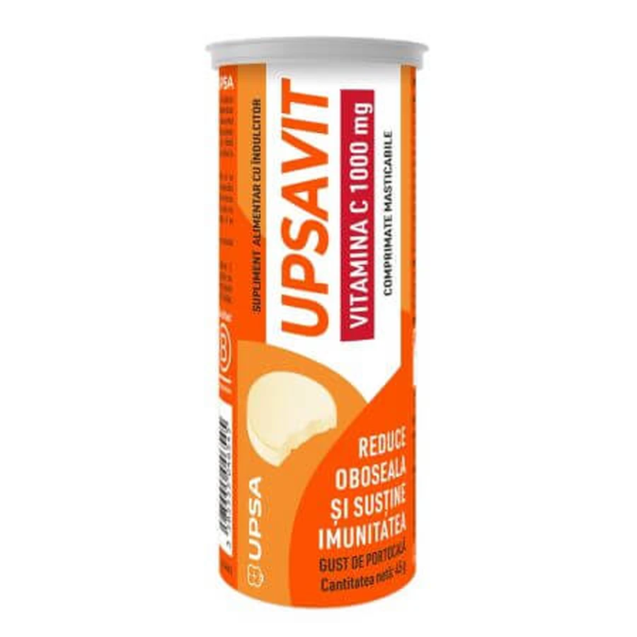 Vitamine C Upsavit, 15 kauwtabletten, Upsa