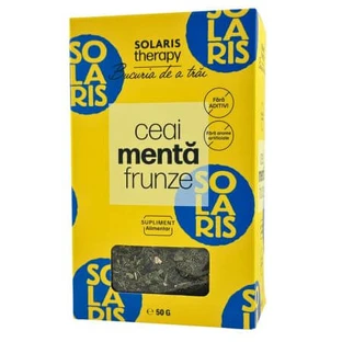 Hojas de té de menta, 50 gramos, Solaris