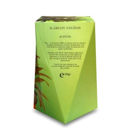 Tee zur Gewichtskontrolle mit Ananas, 60 g, Rya Vita