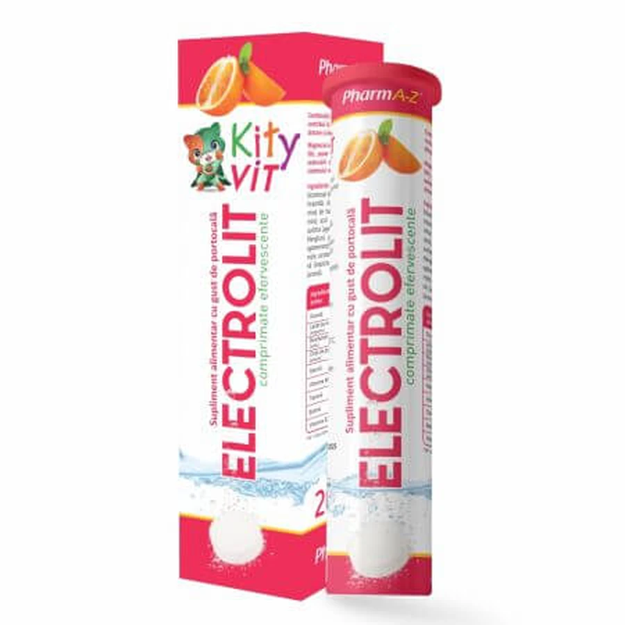 Kityvit Electrolit rehydratatiezout, 20 bruistabletten, Pharma-Z
