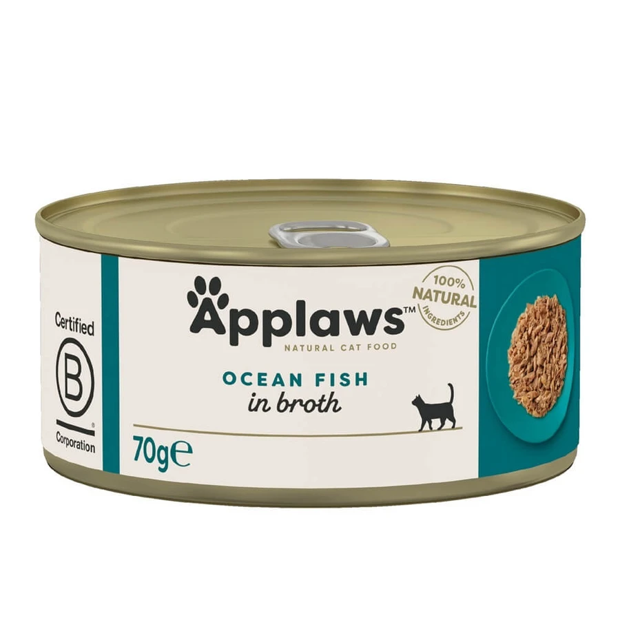 Katzennassfutter mit Meeresfisch, 70 g, Applaws