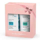Hydra Filler Hydraterend Serum 30 ml + Reinigingsgel 150 ml Goede Huid, Cosmetische Plant
