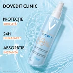 Spray hidratant pentru fata si corp cu protectie solara SPF 50 Capital Soleil UV Aqua, 200 ml, Vichy