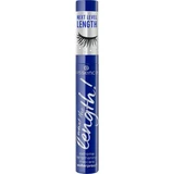 Wasserfeste Wimperntusche 02 Schwarz, What The Length! Extreme Verlängerung, 10 ml, Essence