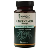 Hanföl, 1000 mg, 60 Weichkapseln, Hofigal