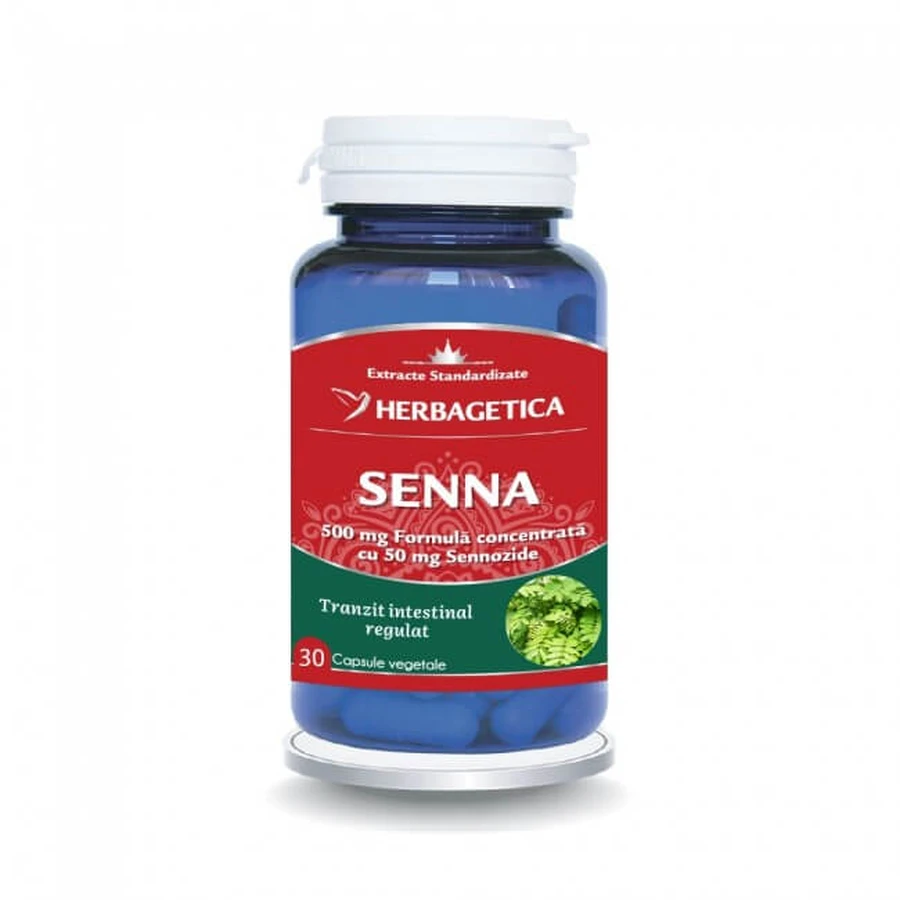 Senna, 30 vegetarische Kapseln, Herbagetica