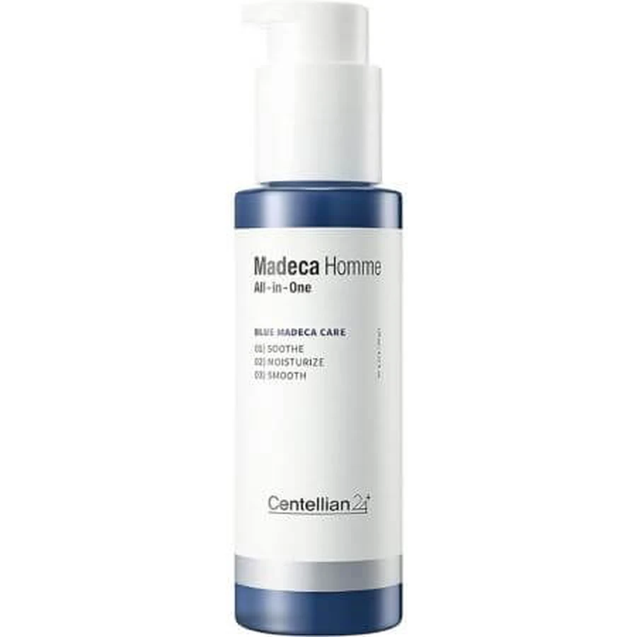 Hydraterende, verzachtende en talgregulerende lotion voor mannen, Madeca Homme All In One, 125 ml, Centellian 24