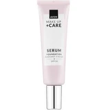 Honey Beige 330P Make-up + Care Matte Serum Foundation met SPF30, 30 ml, Avon
