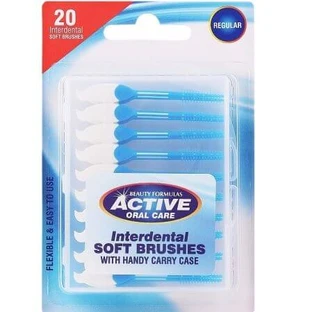 Periute interdentare, Soft Active Oral Care, 20 bucati, Beauty Formulas