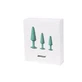 Juego de plugs anales de silicona B-YourSelf, 3 piezas, Ammicco