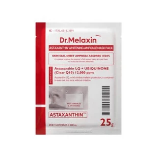 Verhelderend en gladmakend masker met co-enzym Q10 en astaxanthine, 25 g, Dr. Melaxin