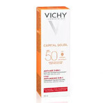 Vichy Capital Soleil Cremă antioxidantă anti-rid 3 în 1 cu SPF 50 , 50 ml