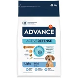 Droogvoer met kip en rijst voor honden Mini Light Active Defense, 3 kg, Advance Veterinary Diets