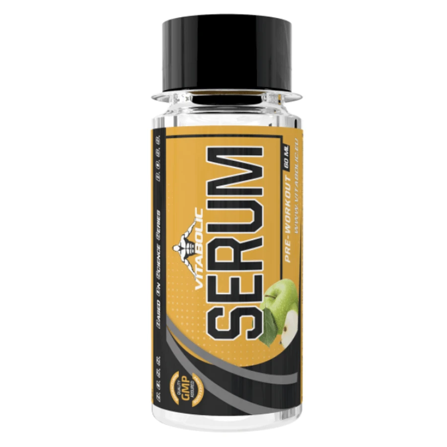 Pre-Workout Shot mit Green Apple Green Apple Serum, 60 ml, Vitabolic