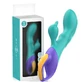 Vibrator turquoise Rabbit Fred, 1 piece, Intense