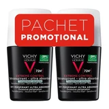 Antitranspirant-Roll-on-Deodorant für Männer Control Extrem 72H, 50 ml + 50 ml, Vichy