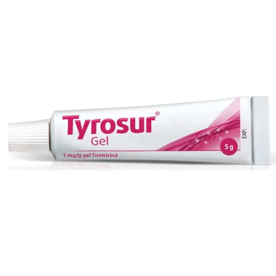 Gel avec antibiotique topique, 1mg/g, 5 g, Tyrosur