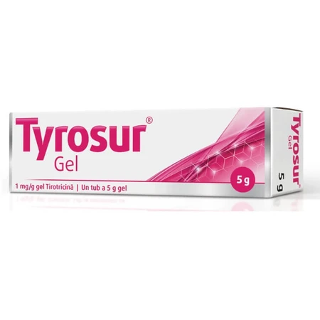 Gel avec antibiotique topique, 1mg/g, 5 g, Tyrosur