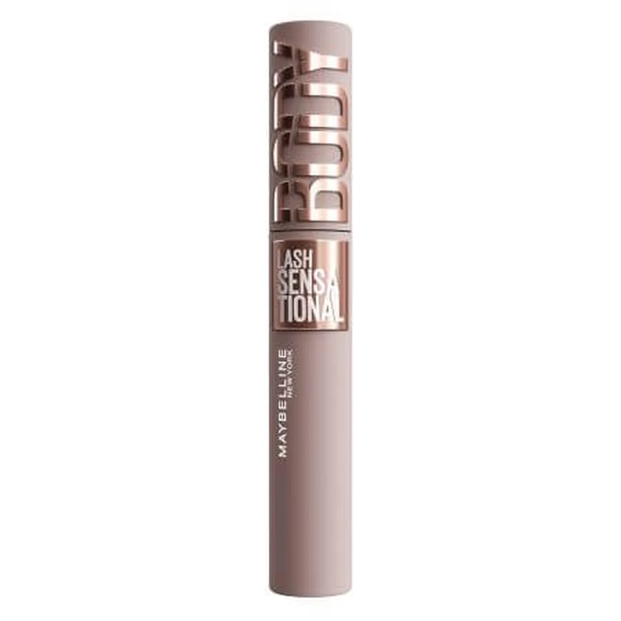 Mascara voor verlengde wimpers en intens volume Nunata Black Lash Sensational Body, 9 ml, Maybelline