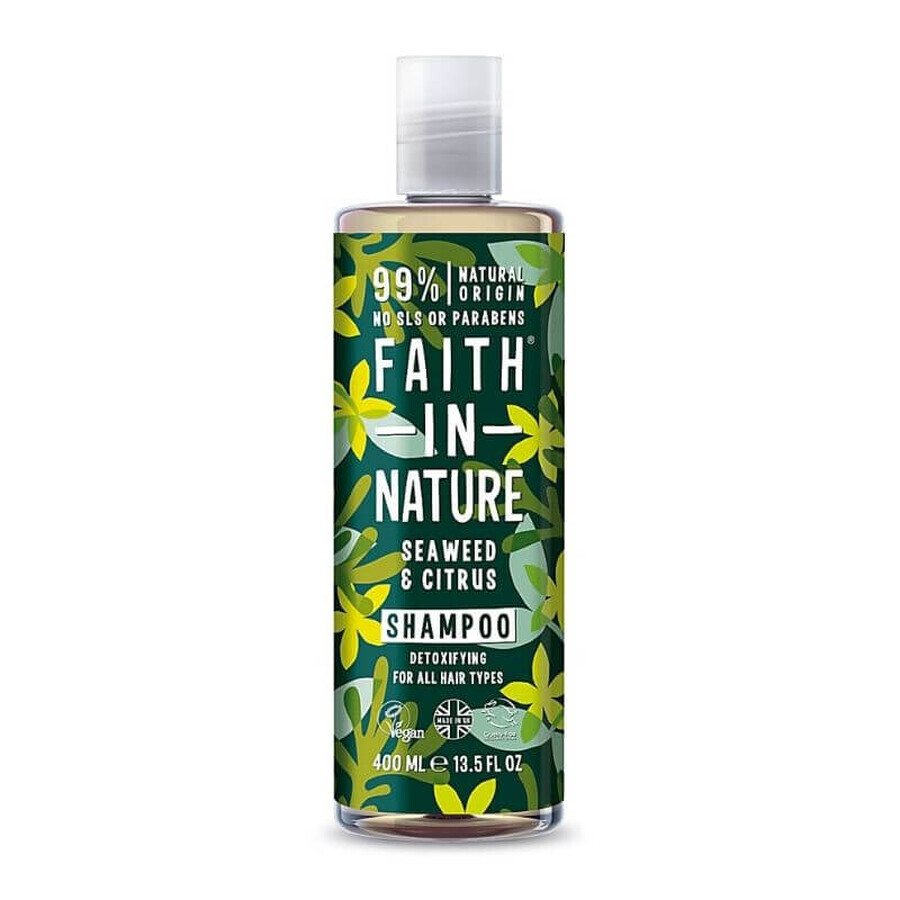 Meeresalgen und Zitrusfrüchte Shampoo x 400ml, Faith in Nature