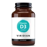 Vitamin D3 4000 IU, 30 capsules, Viridian